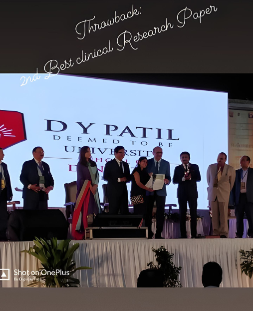 Orthodontist Dr Gunjan Kedia - Speaker at national orthodontic conference all India 2nd best original clinical research paper winner